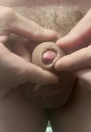 Play with micro tiny penis