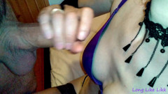 Cumshot on neck