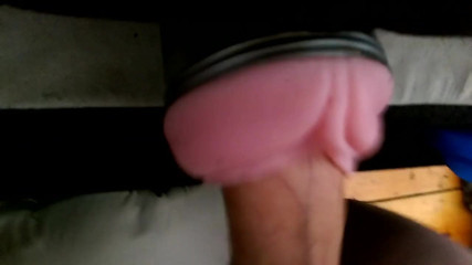Uncut cock fleshlight fuck