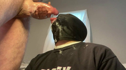 Surprise weekend load for a fag cocksucker from his alpha