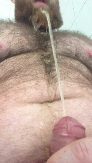 Pissing on myself and in my beard
