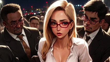 Hentai Schoolgirls Love Showing Their Tits To Strangers At Concerts