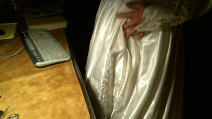 pretty wedding gown