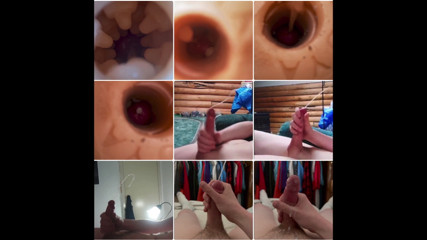 Twink Fleshlight Internal Cumshot and Slo-Mo Cumshot compilation