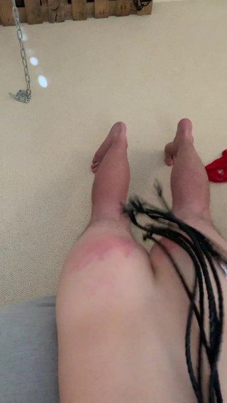 Submissive spanking