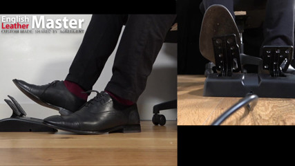 Foot Dom uses pedal to control electrosex PREVIEW