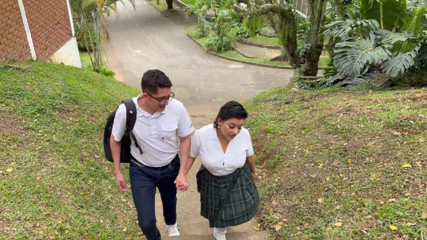 I Lose My Virginity to My Boyfriend and My Stepmother Joins in for a Rough Threesome – Naty Delgado