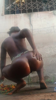 Spanking Big Ebony Ass