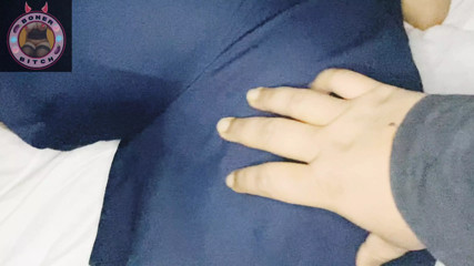 My sexy Indian stepsister teasing me with her huge ass and big boobs and letting me touch all over her body