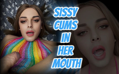 Sissy Cums in Her Mouth thumbnail