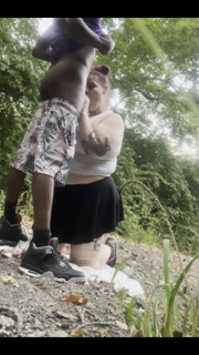 Outside Blowjob