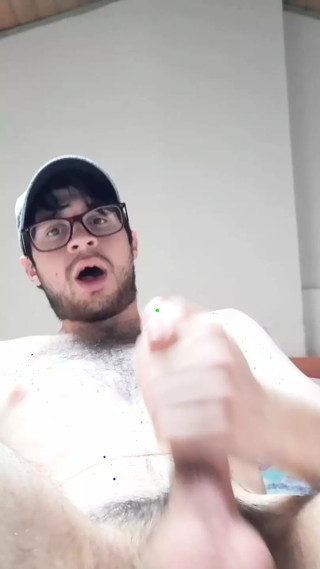 Bored male decides to jerk off and cum to pass the time