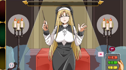 Hentai Game - Church Hentai Sex Scenes 2 (Rika The Lewd Nun Heroines) - The Censor