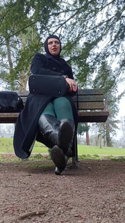 I cheat on my husband with my lover in the park.(Full video on my page)