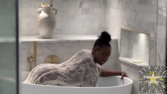 Sultry Soak: Giana's Naughty Bath Tease