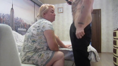 Mother-in-law likes to suck my cock in the morning before work