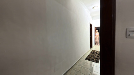 My Stepfather Has Dry-hump with Me and Masturbates Me in the Hallway.