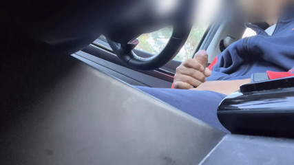 Car cruising he could not resist watch me wank he touched my dick thumbnail