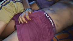 An indian village aunty fucked with boy friend in her home  when her husband was gone to office