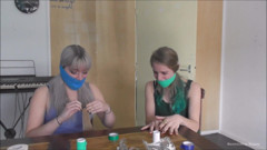 Luna Grey & Violet Haze - gag party HD