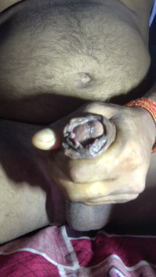 Relaxed night while masturbating