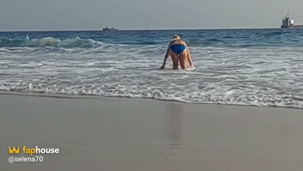 Mature Blonde Wife Enjoys Sex Outdoors