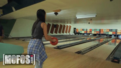 MOFOS - Kinky Brunette Gaby Ortega Turns A Bowling Night Into A Naughty Public Fuck Session