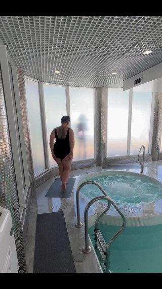 In the Jacuzzi