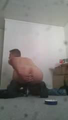 My self horny in toilet