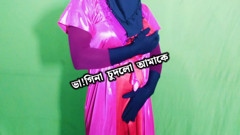 Masturbation and dirty talk by a very beautiful Indian stepmother - clear Bangla audio