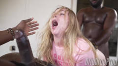 Dripdrop Buttslut Billie Loved Being Fucked & Creampied by Two Bbcs!!