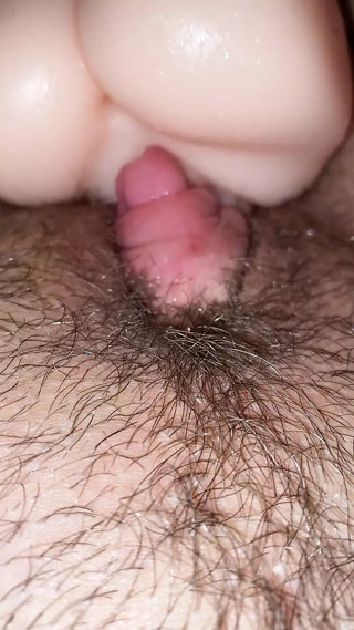 FTM Goons His Cock into Pussy Toy While Taking 8 Inch Dildo Up Cunt