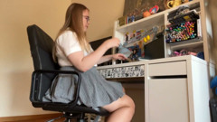 Gassy Married Secretary Cannot Control Her Farts
