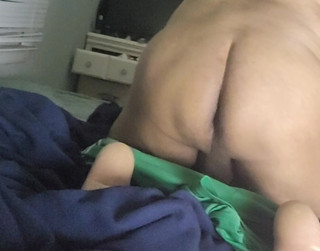 Chubby masturbating solo