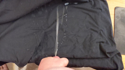 losing it from watching a friend get his back covered in cum