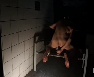 Outdoor mit 40 cm Dildo