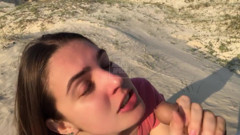 Hot Latina Shows off Her Tits and Has Intense Sex on the Beach with Her Boyfriend - Real Amateur