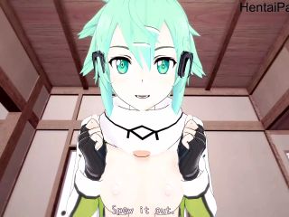 Uncensored Fucking Sinon Sword Art Online Hentai