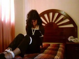 Daniela hogtied bound