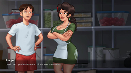 My Perverted Stepmom Wanted To Fuck Inside The Kitchen – Summertime Saga