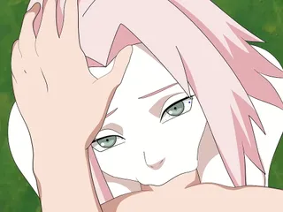 POV SAKURA GIVING SASUKE A BLOWJOB (HENTAI NARUTO)