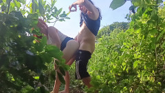 Naughty Redhead Caught Having Sex on Guaruj Beach