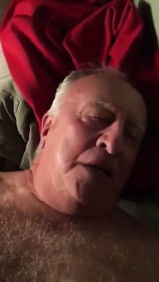 Grandpa getting fucked doggy style