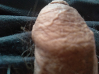gay man masturbates his very wet and hot penis