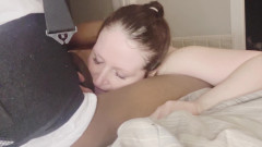 MILF Housewife Shows Plumber Hers Appreciation by Swallowing His Black Cock