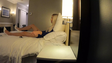 SUPER SEXY Blonde Femboy Jerking Off