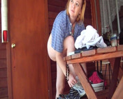 SHELLEY STRIPPED FUCKED AND SQUIRTED OVER