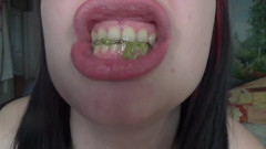 Eating candy worns and I will eat you too