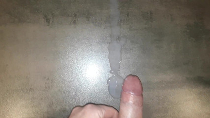 Shooting a Monster load of hot cum