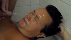 Johns is peeing all over Jen's Face